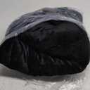 Sherpa Fleece Adult Weighted Blanket, 15 Pounds Dual Sided Soft Plush Blanket for Couch Bed Sofa, Heavy Thick Blankets with Glass Beads Great for Sleep, 48 x 72 inches, Black on Both Sides