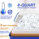 Cold Therapy System Ice Machine System for Knee After Surgery, Knee Ice Machine Cryotherapy Unit with Quiet Pump & Universal Cold Pad for Knee, Shoulder, Hip and Back