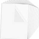 HTVRONT Sublimation Sticker Paper - 20 Pcs Glossy Transparent Waterproof Sublimation Stickers