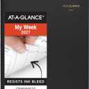 AT-A-GLANCE 2027 Appointment Book Planner, Weekly, 13-Month Jan-Jan, 8.25" x 11", Black (709500527)