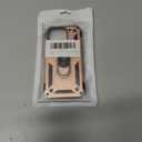 Korecase for iPhone 15 Pro Case with Ring Stand Full Body Heavy Duty Shockproof Shell Military Grade Drop Protection Phone Case for iPhone 15 Pro for Women Rose Gold