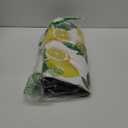 SHACOS Anti Fatigue Lemon Kitchen Rugs Mats Set of 1 Piece Non Slip Soft Cushioned Standing Mat and Runner Wipeable Floor Mat,17"x47", White