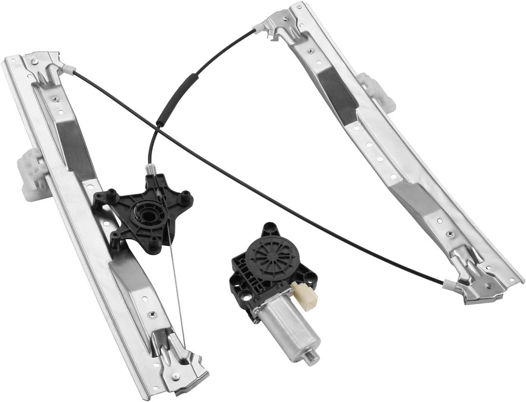 Front Right Passenger Side Power Window Regulator with Motor Compatible with Dodge Grand Caravan 2008-2020, Chrysler Town & Country 2008-2016, Ram C/V 2012-2015, Replace OE 748-509
