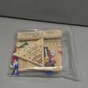 Zummy Pack of 7 Mini Wood Games with Dice and Pegs, Tic Tac Toe, Mind Magic