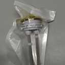 Sewroro Dual Flush Toilet Button, Round Toilet Water Tank Push Button, Dual Replacement Kit (Golden)