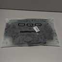 OQQ Womens Dress Casual Long Sleeve Elastic Simple A-Line Zipper Mini Dress (M)