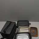 Cordless Electric Lunch Box for Adults, Heated Lunch Box Battery Powered with 5 Side Heating, Portable Food Warmer with 5.5 Cups Removable Container, Self-Heating Food Warmer for Work, GreyBlack