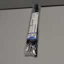 2 Pack Spring Tension Curtain Rod for Windows 26 to 39 inch Black Small Tension Rod Adjustable Spring Curtain Rods No Drilling Short Tension Rod for Kitchen, Closet, Bathroom, Bookshelf