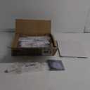 Somdot White Nightstand with Charging Station and LED Lights, Bedside Table Tall Night Stand with 4 Fabric Drawers and Top Shelf for Bedroom Guest Room Dorm Hallway