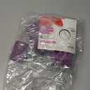 Annie Snap-On Magnetic Hair Rollers  Extra Jumbo 1 3/4 Inch with Locking Snap-Over Hood  Secure Hold No Pins Needed  Purple, 6 Count