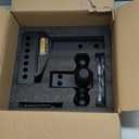 HANDNAM Drop Hitch Adjustable Trailer Hitch, Tow Hitch with 6-Inch Drop/Rise for Truck (16,500 LBS GTW), Adjustable Drop Hitch Fits 2-Inch Receiver, Trailer Hitches with Double Anti-Theft Pins Locks