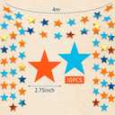 10 Pcs The Life of a Birthday Girl Party Decorations 130 ft Orange and Teal Star Hanging Garland Banner The Life of a Birthday Girl Themed Party Supplies for Wedding Bridal Shower Decoration