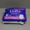 LivDry XL Overnight Adult Diapers for Women and Men, Incontinence Underwear, X-Large, 12-Pack