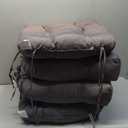 College Covers Everything Comfy Indoor/Outdoor Seat Patio D Cushion, 1 Count (Pack of 4), Gray, 20 in x 20 in