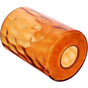 Orange Glass Lampshade, Rustic Amber Lampshade for Home, Stone-Patterned Glass Cylinder Shades for Chandeliers Pendant Lights Wall Sconces, 5.9x3.93In Orange Glass Lampshade, Rustic Amber Lampshade for Home, Stone-Patterned Glass Cylinder Shades for Chandeliers Pendant Lights Wall Sconces, 5.9x3.93In