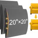 MYLIFESION Couch Cushion Support for Sagging Seat, 20x20x2 inches High-Density Foam Sofa Cushions Support, Under Cushion Sag Repair, Grey Set of 3