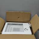 New Upgrade CSC151TW Electric Wall Heater - Fast & Efficient Heating with Built-in Thermostat, 1500W/120V, 5120 BTU, Complete Unit, White (120, Volts) (White)