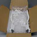 Happyyami 5pcs Fish Tank Bottom Plate PVC for Betta Fish Tank Accessory Easy Install Use (Size 1, White)