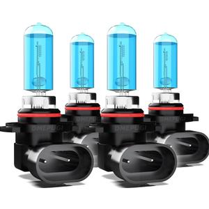 Upgraded 100W Halogen Headlight Bulbs Fit for Kia Niro 2017-2021,Toyota RAV4 2013-2015 Lights bulb,9005 High Low Beams Lights,6000K White Bright,300% Brightness,Plug N Play,Packof 4