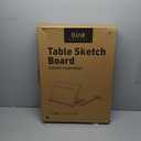 DJAR 5-Position Drawing Sketching Board, Adjustable Portable Drafting Table Easel, Beechwood, Natural, A2