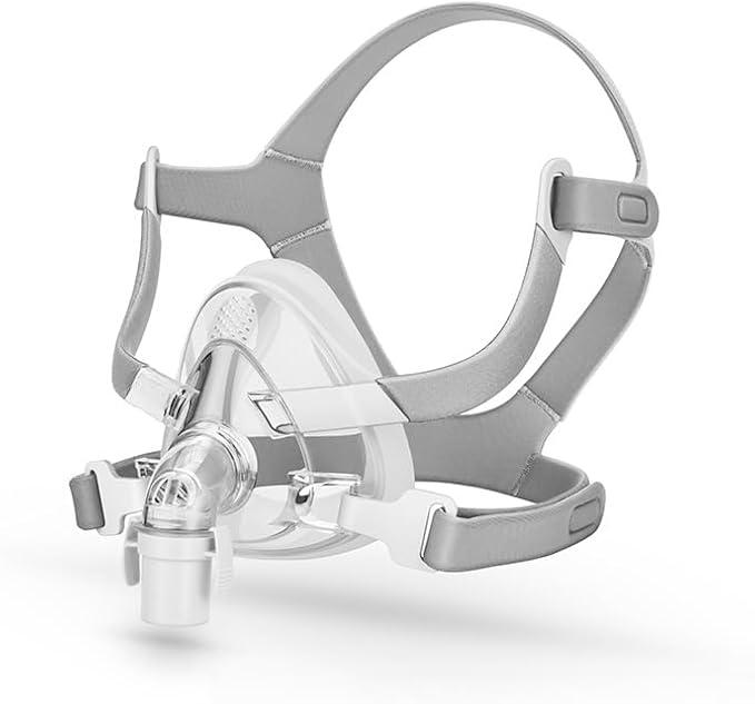 Full Face CPAP Mask,CPAP Mask,Universal CPAP Supplies with Headgear,Elbow and Cushion,CPAP Nasal Mask Suitable for Most Models of Machines(L)