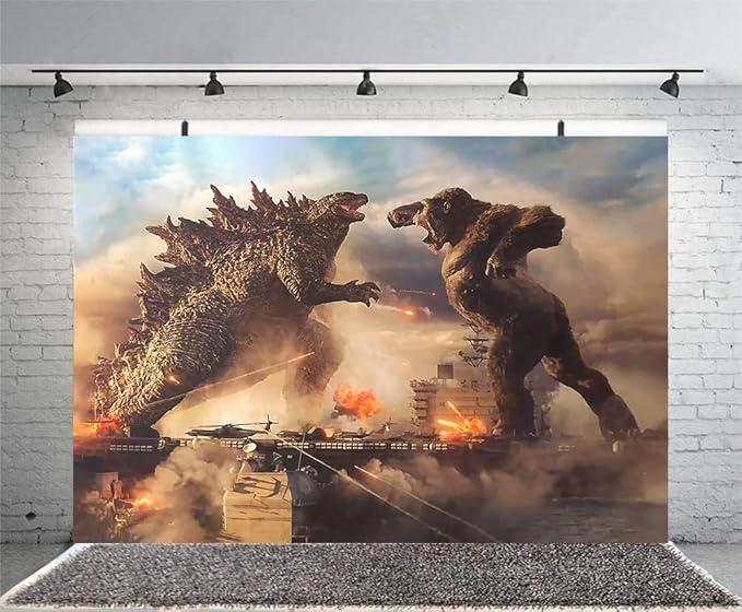 Two Three Kingdoms Godzilla Background Godzilla Vs. Monster King Kong Theme Back 56*38