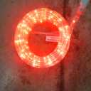 Red Rope Lights, 16.4ft Waterproof Strip Light, Indoor Outdoor Decorative Lighting for Home Christmas Holiday Garden Patio Party