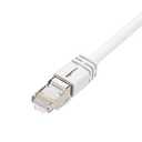 Amazon Basics RJ45 Cat 7 Ethernet Patch Cable, 10Gpbs High-Speed Cable, 600MHz, Double-Shielded, 50 Foot, White