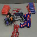 4 Pack Blaster Set for Kids Ages 5+ | 80 Foam Darts & 4 Wrist Bands | Team Battle Toy Gift - Christmas Birthday Easter Party