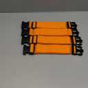 Luggage Straps for Suitcases TSA Approved Travel Belt 4 Pack by Chelmon(Orange)