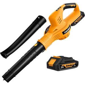 20V Cordless Leaf Blower 150MPH Handheld Electric Blower with Battery & Charger Variable Speed Battery Powered Blowers for Lawn Care Yard Patio Dust Remove, Lightweight & Portable Mini Leaf Blower