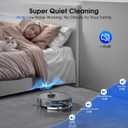 SHELIKI Robot Vacuum and Mop D60S Robotic Vacuums Mapping with 360 LiDAR Navigation Smart & Strong Suction