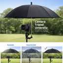 25.6" Camera Tripod Umbrella with Super Clamp for Mirrorless Camera Xbotgo