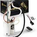 Electric Fuel Pump Assembly Compatible with Ford 1992-1996 E150 E250 E350 Econoline Club Wagon 1996 Econoline Super Duty L6 4.9L V8 5.0L 5.8L 7.5L GAS 3 Tube Ports Replace E2220M SP2282M