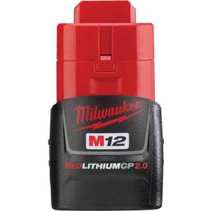 Milwaukee 48-11-2420 M12 REDLITHIUM 2.0 Compact Battery Pack (1-Pack)