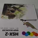 Bouncer Seat for Babies 0-12 Months, Baby Bouncer for Breathable and Comfortable Cushion, Three Height Adjustments, Baby Rocker Portable Folding and Detachable, Ergonomic Baby Seat