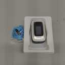 Vibeat Fingertip Pulse Oximeter, Blood Oxygen Saturation Monitor| O2 Meter, Portable SPO2 & Pulse Rate Monitor, Batteries and Lanyard Included (White)