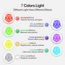 SUERBEATY Red Light Mask For Face, 7-1 Colors Red Light Face Mask, Facial Skincare At Home, Cordless, Portable and Rechargeable