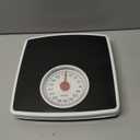 Taylor Battery Free Analog Scales for Body Weight, 330LB Capacity, Easy to Read Large 4.25-inch Dial, 10.3 x 10.6-inch Vinyl Mat Platform, Black