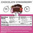 Power Crunch Protein Wafer Bars, High Protein Snacks with Delicious Taste, Chocolate Strawberry, 1.4 Ounce (12 Count)