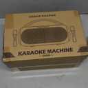 Portable Karaoke Machine for Adults with 2 Wireless Microphones, 200W Peak Bluetooth Speaker, 5 Magic Voice Effects, RGB Party Lights, TWS, AUX/USB/TF, for Kids, Adults & Outdoor Party Fun