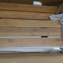 Solid Carbonized Bamboo Wire Shelf Covers for Wire Shelving, Wire Rack Covers for Pantry Shelves, Tool-Free & Snap-On (5pcs, 35" W x 12" D)