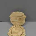 NASHRIO Baby Tooth Box Wooden Kids Keepsake Organizer Gift for Baby Teeth, Cute Children Tooth Container with Tweezers to Keep the Childwood Memory (Boy)