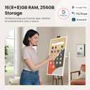 ApoloSign 32'' UHD 4K Smart Portable TV 2nd Gen, 16(8+8) GB RAM+256GB, Android 16, EDLA-Certified, Portable Touch Screen Monitor, Built-in 15000mAh Battery, Full Swivel Rotation, Voice Remote Control