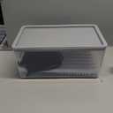 Upgrade Bread Slicer for Homemade Bread with Bread Box, Bread Slicing Guide Adjustable Width, Foldable and Compact Cutting Guide with Crumb Tray, Suitability for Homemade Bread, Bagels,Cakes