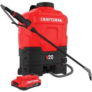 CRAFTSMAN 20V* Lithium-ion Battery Powered 4 Gallon Backpack Sprayer