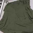 Womens Loose Casual Strappy Sleeveless Long Maxi Summer Dress Pocekts (L, Army Green)