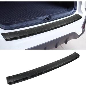 Exterior Rear Bumper Protector Guard Cover fit for Subaru Crosstrek XV 2018-2023 Car Accessories Trunk Door Protector Trim Cover Scuff Plate Car Exterior Accessories (Black) (for Subaru Crosstrek XV 2018-2023 (Black))