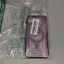 SUPFINE Magnetic for iPhone 15 Plus Case & iPhone 14 Plus Case(Compatible with MagSafe)(Military Grade Drop Protection) Slim Translucent Shockproof Phone Case, Wine Red