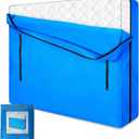 MorTime Mattress Bags for Moving and Storage, Zippered Mattress Storage Bag with 8 Strong Carrying Handles, Reusable Mattress Protector Cover Moving Supplies (Cali King)